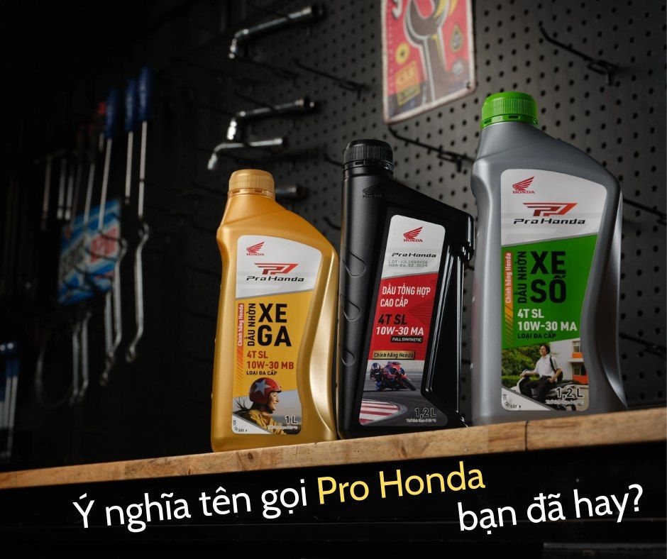???? Bạn có biết?  “Pro” trong Pro Honda không chỉ đơn thuần là “Pro” đâu nha!