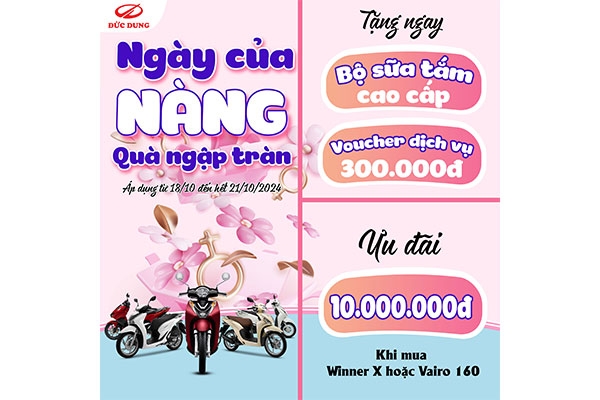 NGÀY CỦA NÀNG - QUÀ NGẬP TRÀN